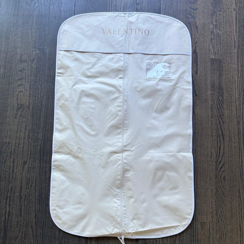 Valentino Cream Garment Bag